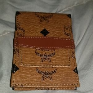 MCM Tan and Brown Cigarette Case
